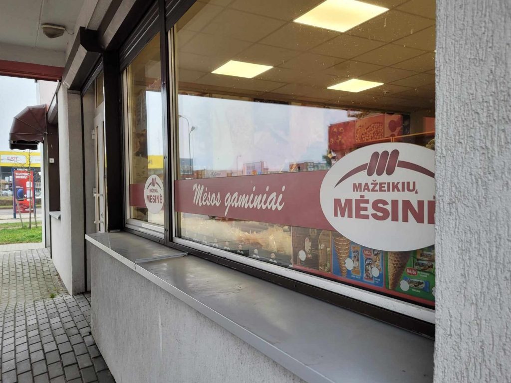 mazeikiu mesine parduotuve